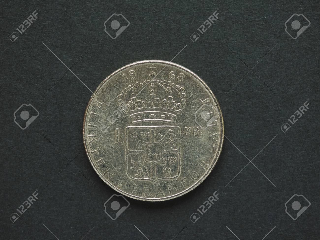 1 スウェーデン クローナ (SEK) コイン、通貨のスウェーデン (SE)の写真素材・画像素材 Image 68171113