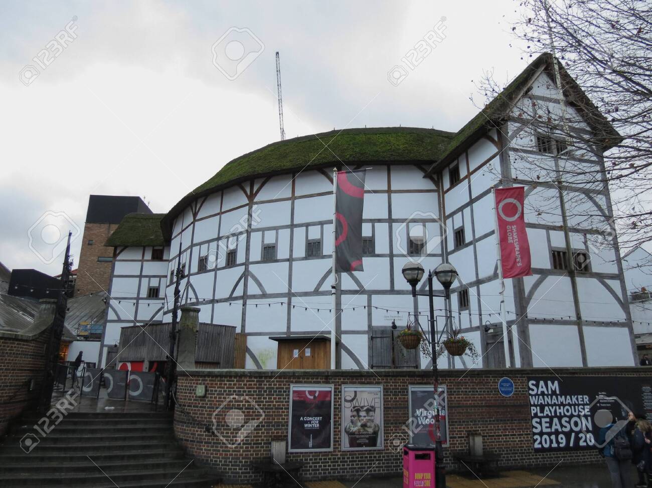 London Uk Circa November 2019 The Shakespeare Globe Theatre Stock Photo Picture And Royalty Free Image Image 137710094