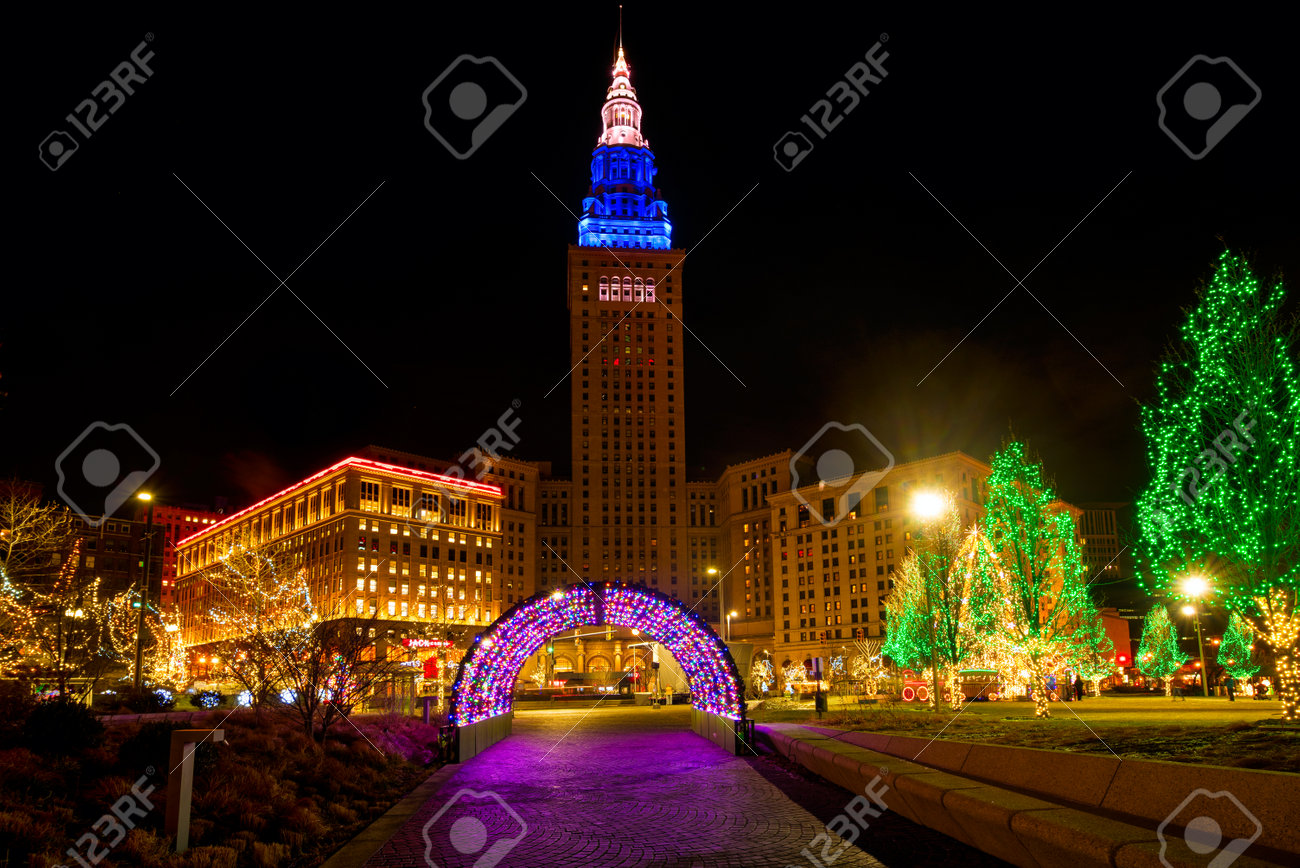Cleveland Oh December 30 2016 Clevelands Terminal Tower