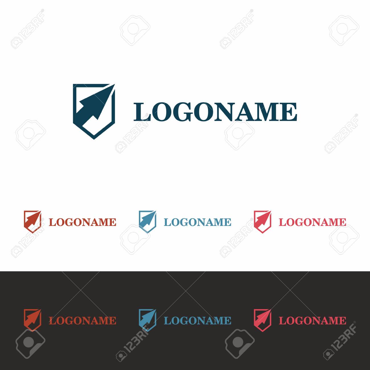 Made In A Flat Style Suitable For Marketing Business Security Made In A Flat Style Suitable For Marketing Business Security
