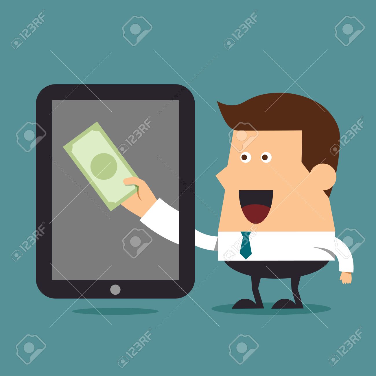 Earn Money Online Business Concept - 