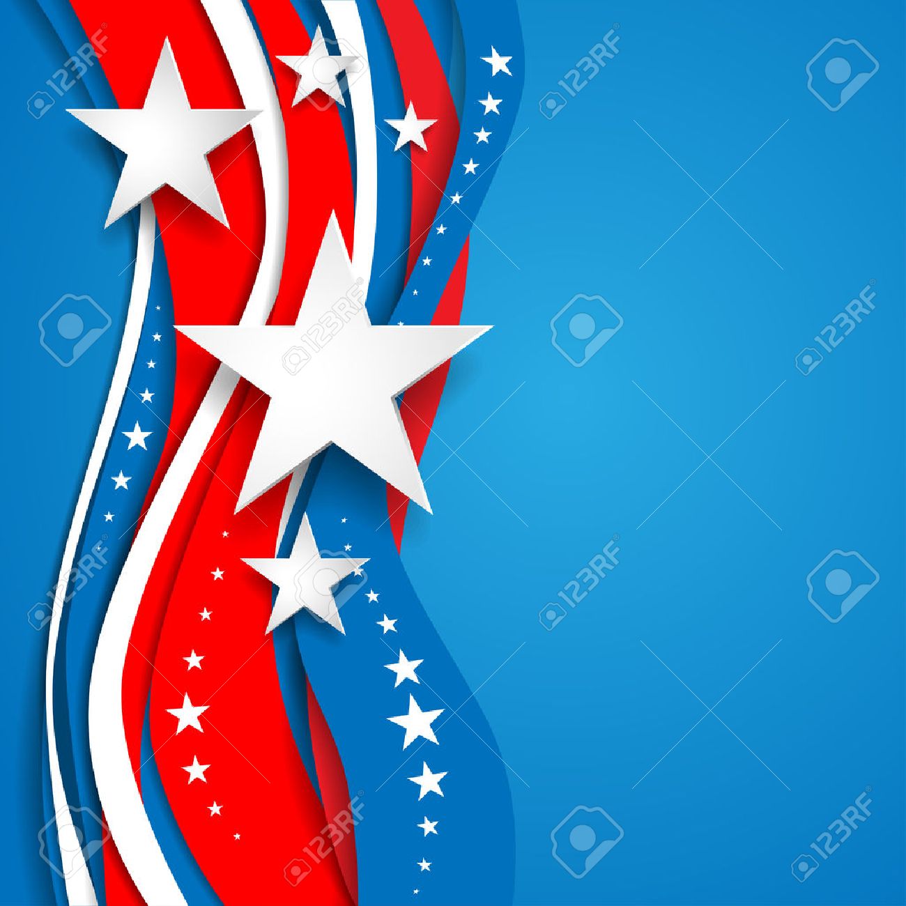 Patriotic abstract background with stars. Place for text. Holiday patriotic card for Independence day, Memorial day, Veterans day, Presidents day and so on. - 41426238 Patriotic abstract background with stars. Place for text. Holiday patriotic card for Independence day, Memorial day, Veterans day, Presidents day and so on. - 41426238