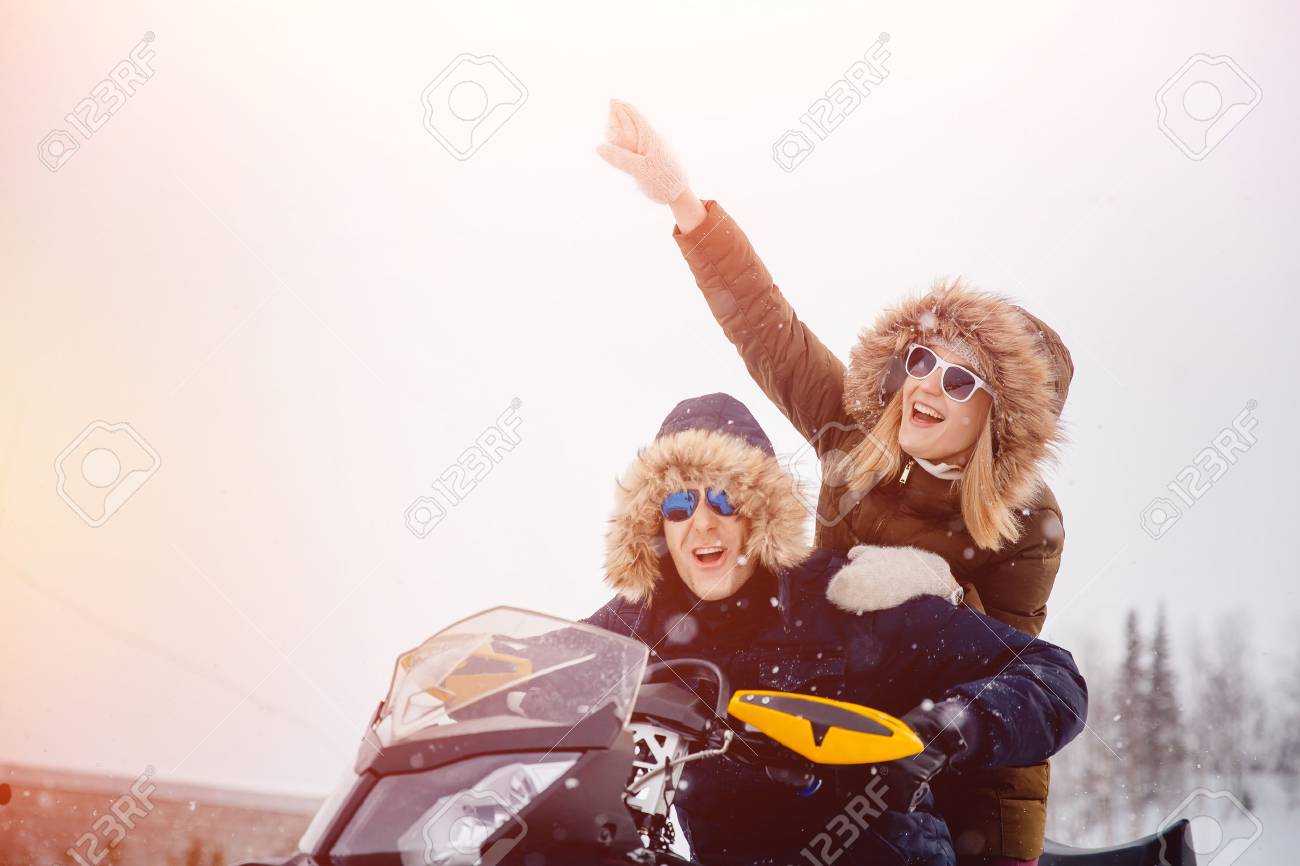 Lovers. Winter activities for the family. Concept winter, Christmas holidays. - 89203786 Lovers. Winter activities for the family. Concept winter, Christmas holidays. - 89203786