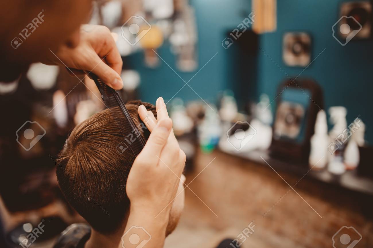 barbershop close up of a mans haircut master barber shop does master barber