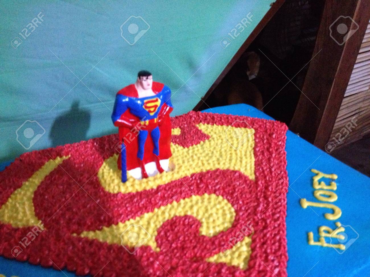 Superman Chiffre Gateau Banque D Images Et Photos Libres De Droits Image