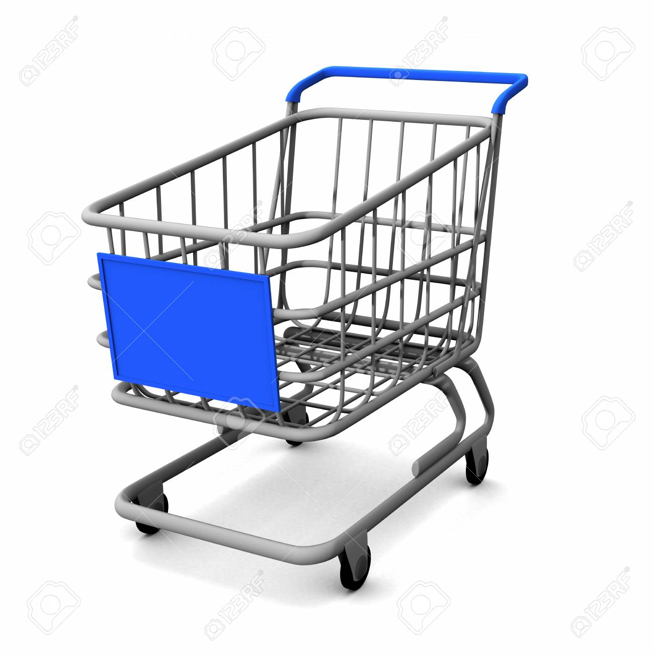 shopping cart icon 3d