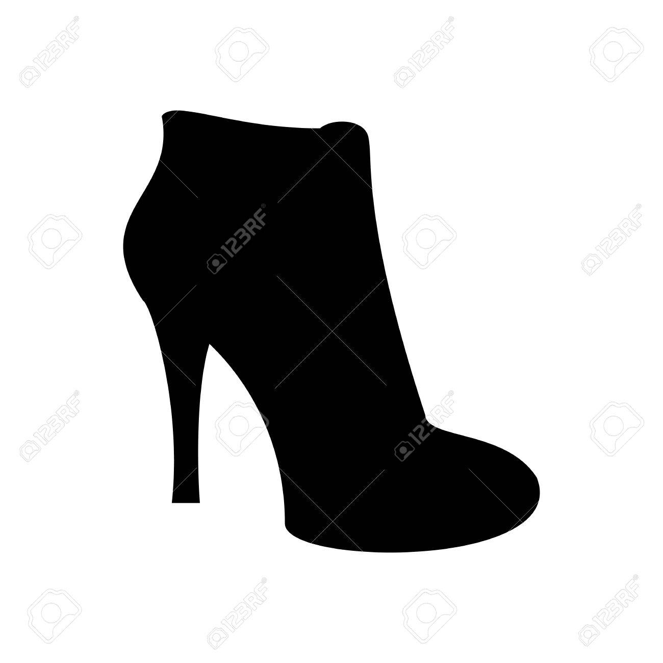 Botines Zapatos. Zapatos Ilustración. Icono De Botas. Ilustración Vectorial Ilustraciones Svg, Vectoriales, Art Vectorizado Libre De Derechos. Image 56542452.