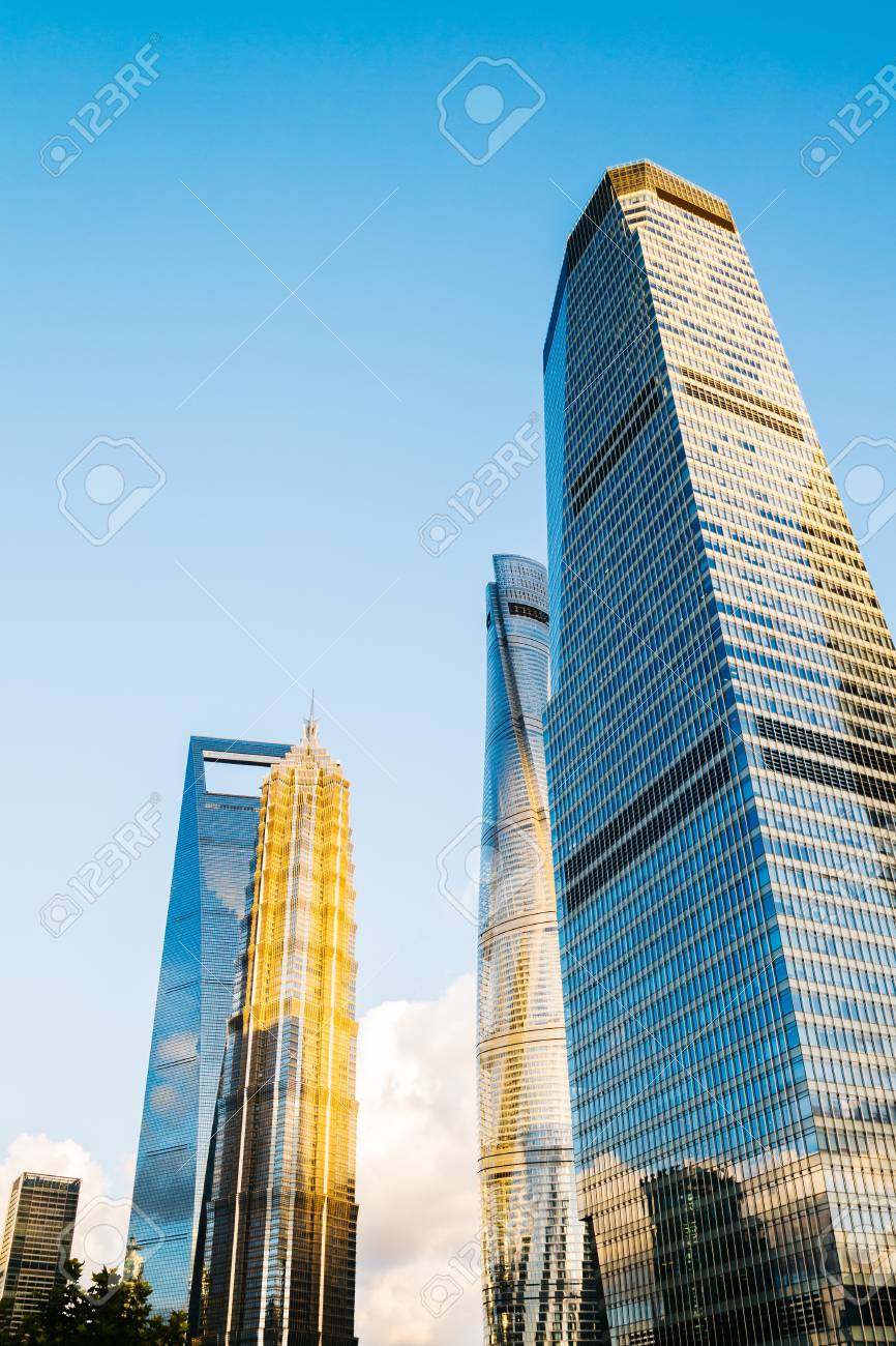 shanghai modern buildings in china stock photo picture and royalty