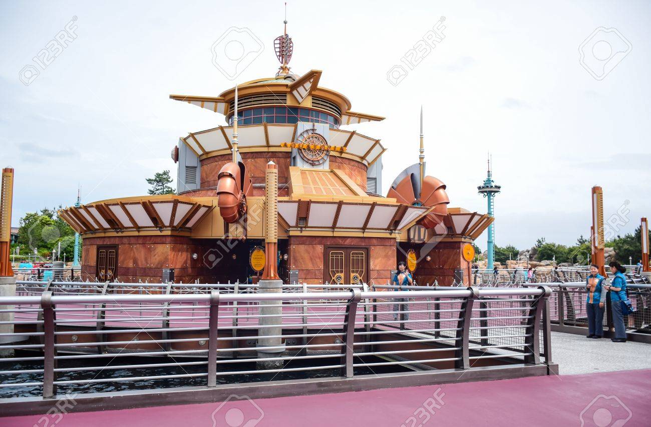 16 年 5 月 千葉県 千葉県浦安市にある東京ディズニーシー ポートディスカバリー地域 の写真素材 画像素材 Image