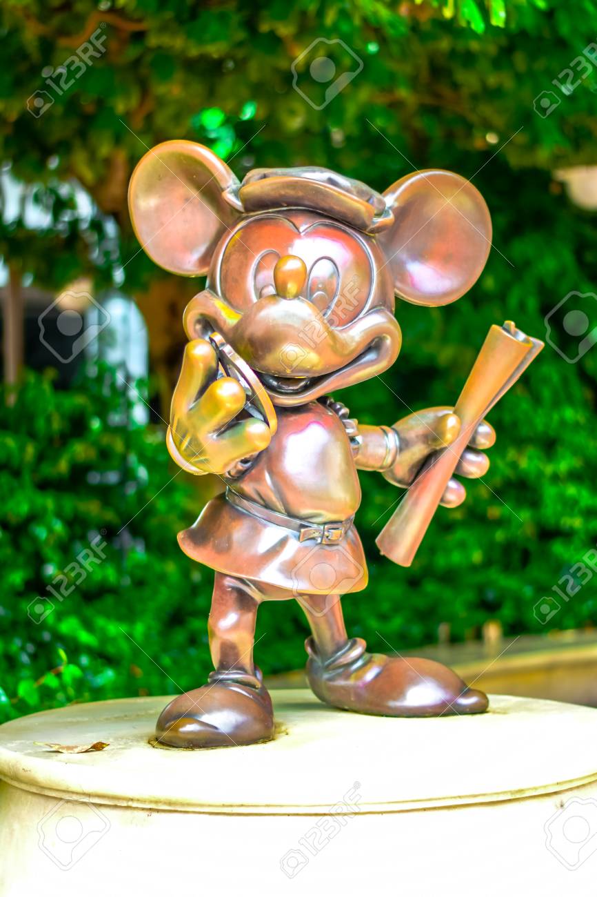 千葉県、浦安市の東京ディズニー リゾート ミッキー マウス文字