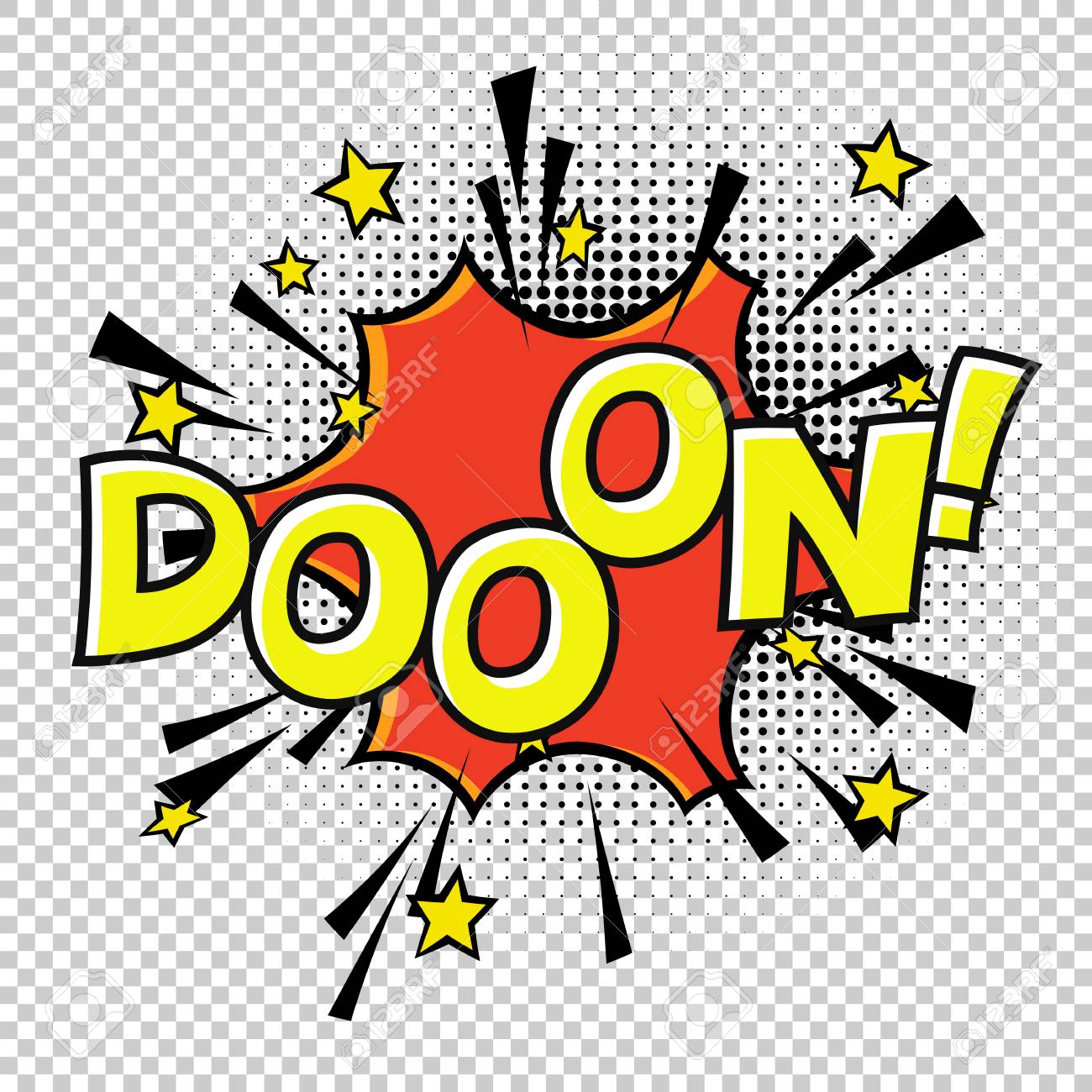 Doon Doo On Cercle Demi Teinte Sur Fond Transparent Icone De Bulle Vectorielle Phrase D Expression Ballon De Livre De Bande Dessinee Contexto De Demi Teinte Clip Art Libres De Droits Vecteurs Et Illustration Image