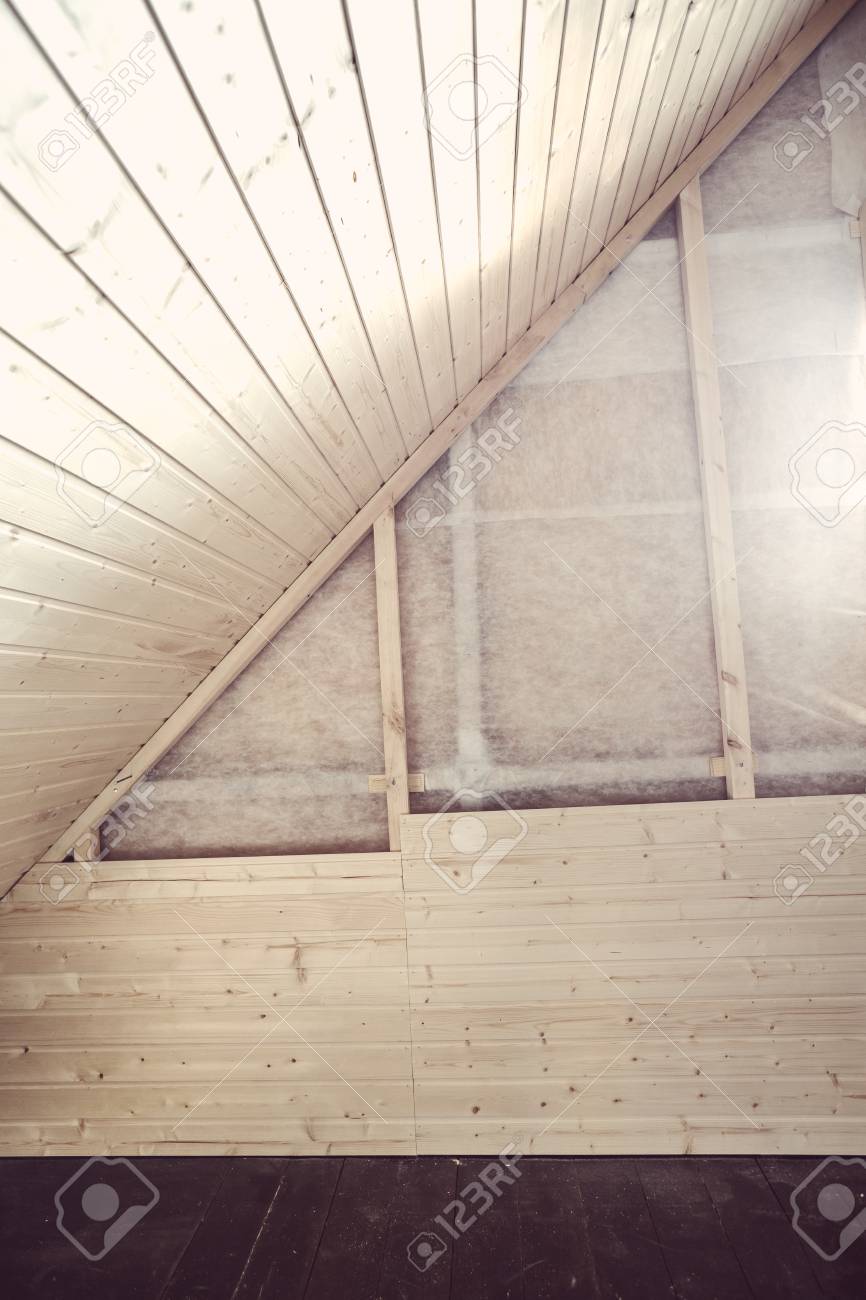 Finishing Made Of Tongue And Groove Planks An Interior View