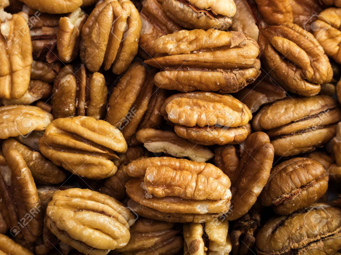 Pecan Nuts Background Closeup Pekan Seeds Nobody Top View Stock Photo Picture And Royalty Free Image Image 150103321