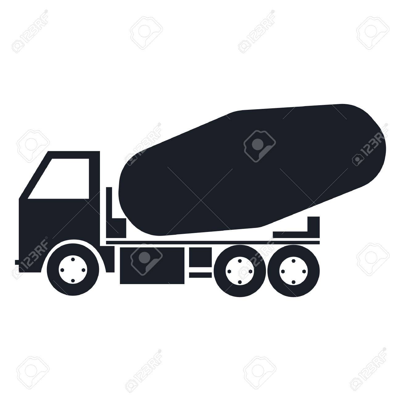 トラック コンクリート ミキサー車 ベクトル 容易な変更色のイラスト素材 ベクタ Image トラック コンクリート ミキサー車 ベクトル 容易な変更色のイラスト素材 ベクタ Image