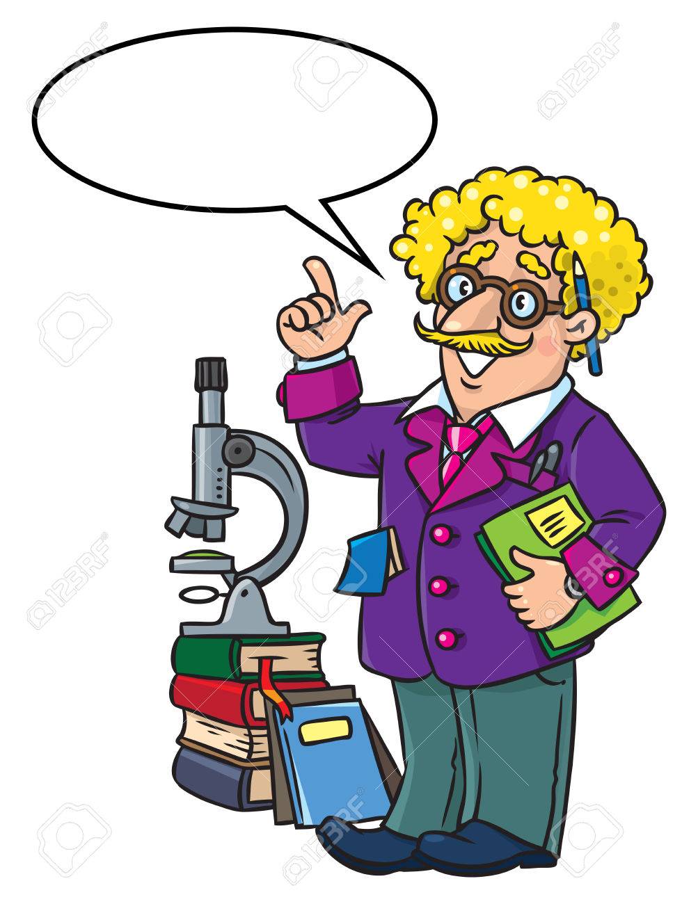 面白い科学者や発明家 判りません Abc シリーズのイラスト素材 ベクタ Image