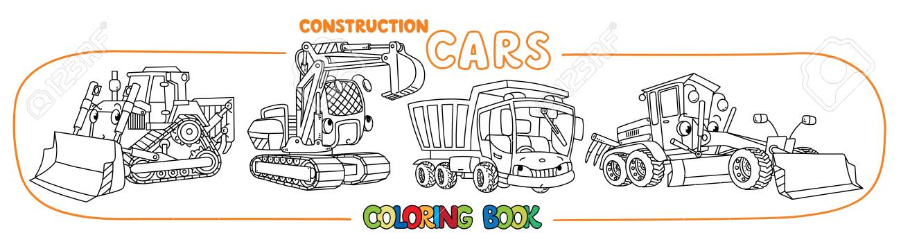 Construction Machinery Transport Coloring Book Royalty Free Cliparts ... Construction Machinery Transport Coloring Book Royalty Free Cliparts ...