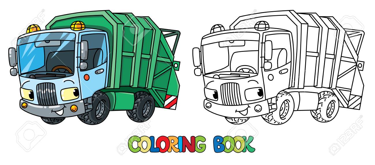 Garbage Truck Or Trash Car Coloring Book. Small Funny Vector.. Royalty Free Cliparts, Vectors, And Stock Illustration. Image 110406256. Garbage Truck Or Trash Car Coloring Book. Small Funny Vector.. Royalty Free Cliparts, Vectors, And Stock Illustration. Image 110406256.