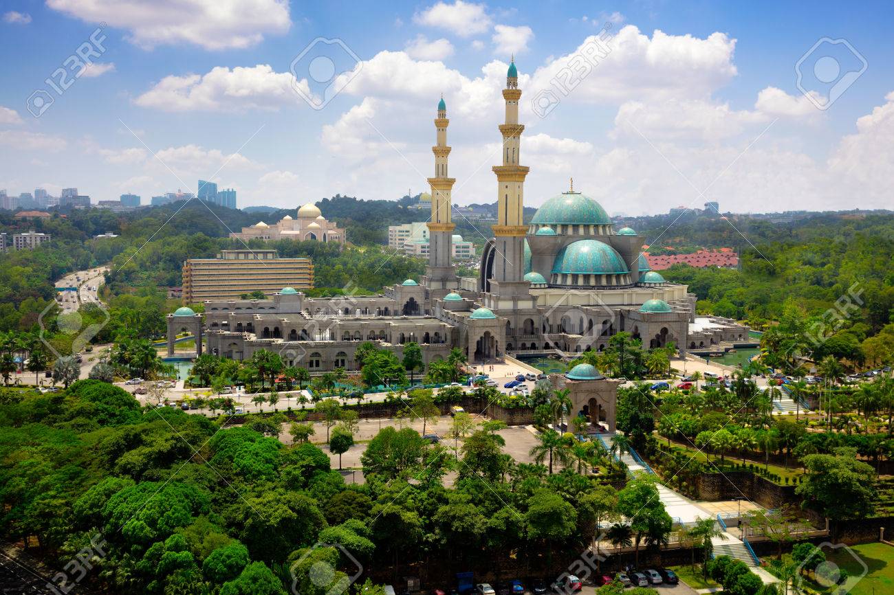 Masjid Wilayah Persekutuan In Kuala Lumpur Malaysia Stock Photo Picture And Royalty Free Image Image 55577697