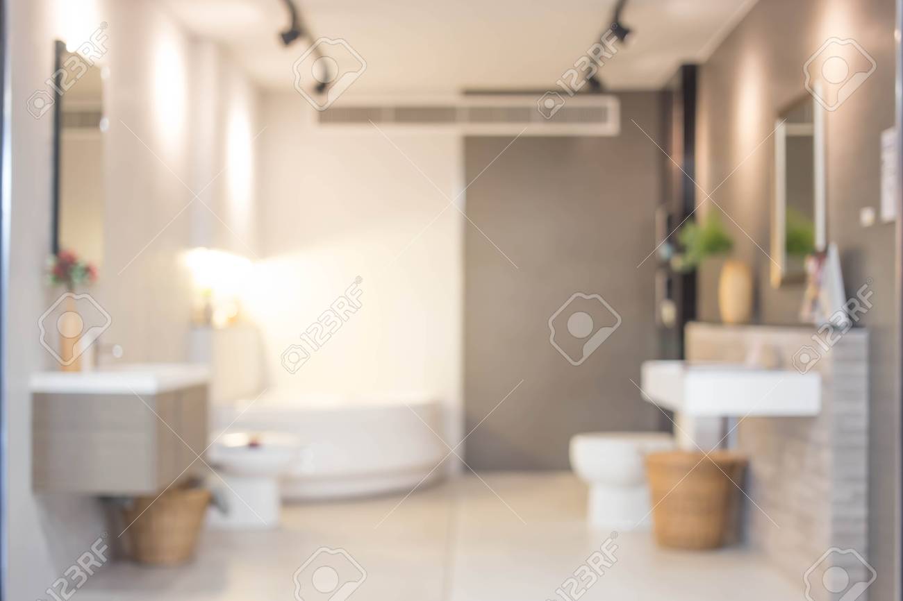 Cuarto De Baño Del Desenfoque Del Fondo, Plantilla De Exposición De ... Cuarto De Baño Del Desenfoque Del Fondo, Plantilla De Exposición De ...