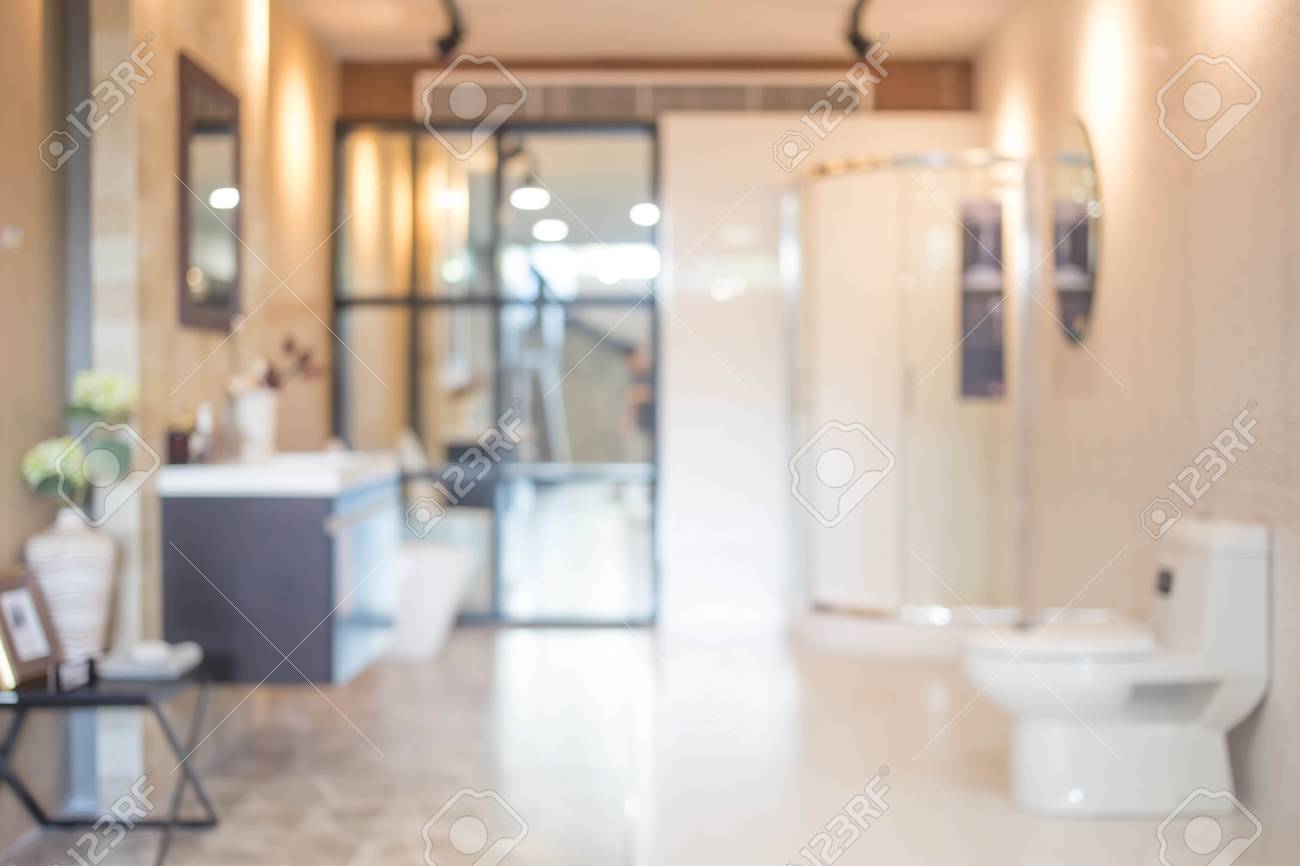 Cuarto De Baño Del Desenfoque Del Fondo, Plantilla De Exposición De ... Cuarto De Baño Del Desenfoque Del Fondo, Plantilla De Exposición De ...