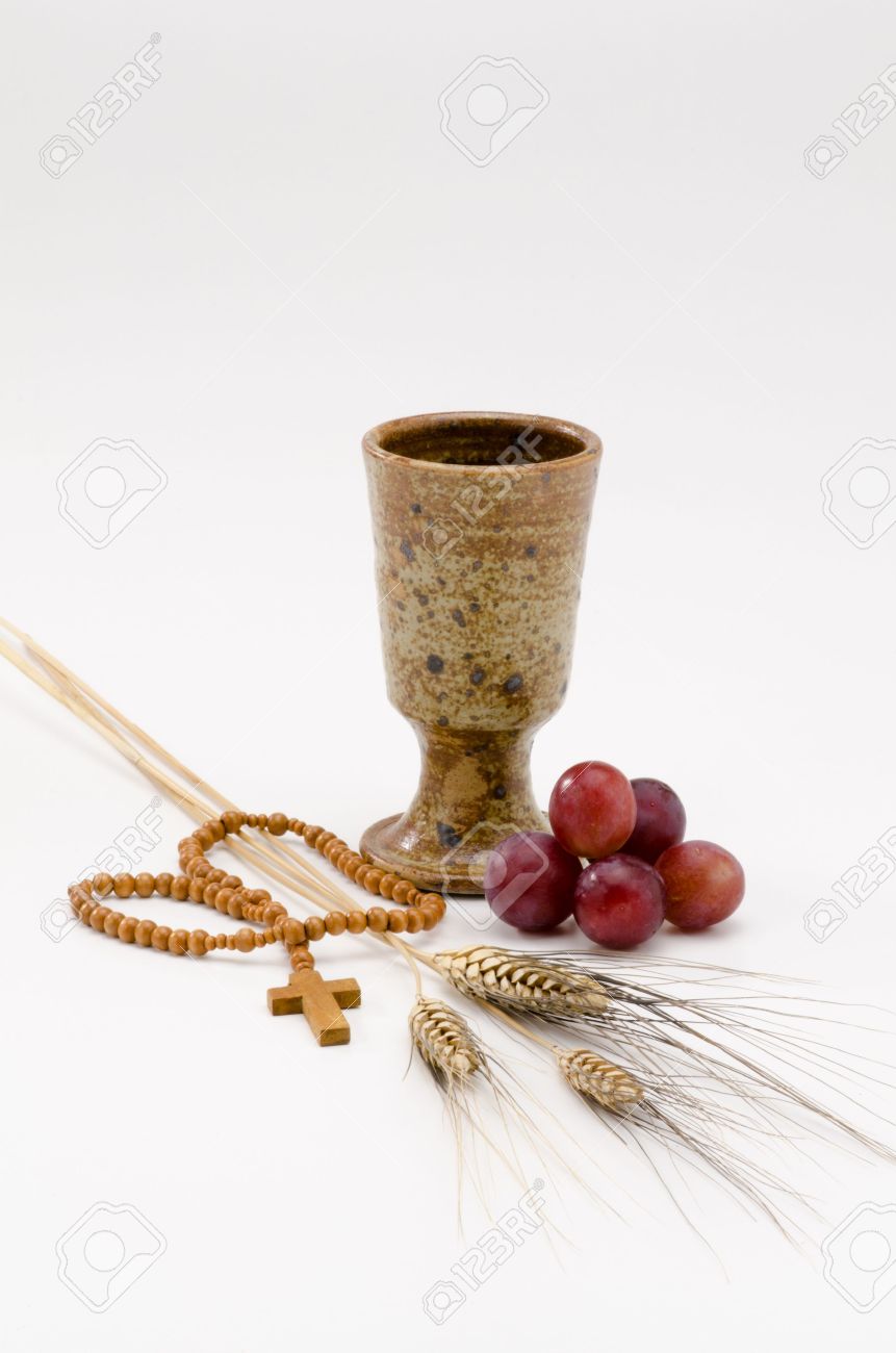 First Holy Communion Composition On White Background Stock Photo, Picture  And Royalty Free Image. Image 18820107.