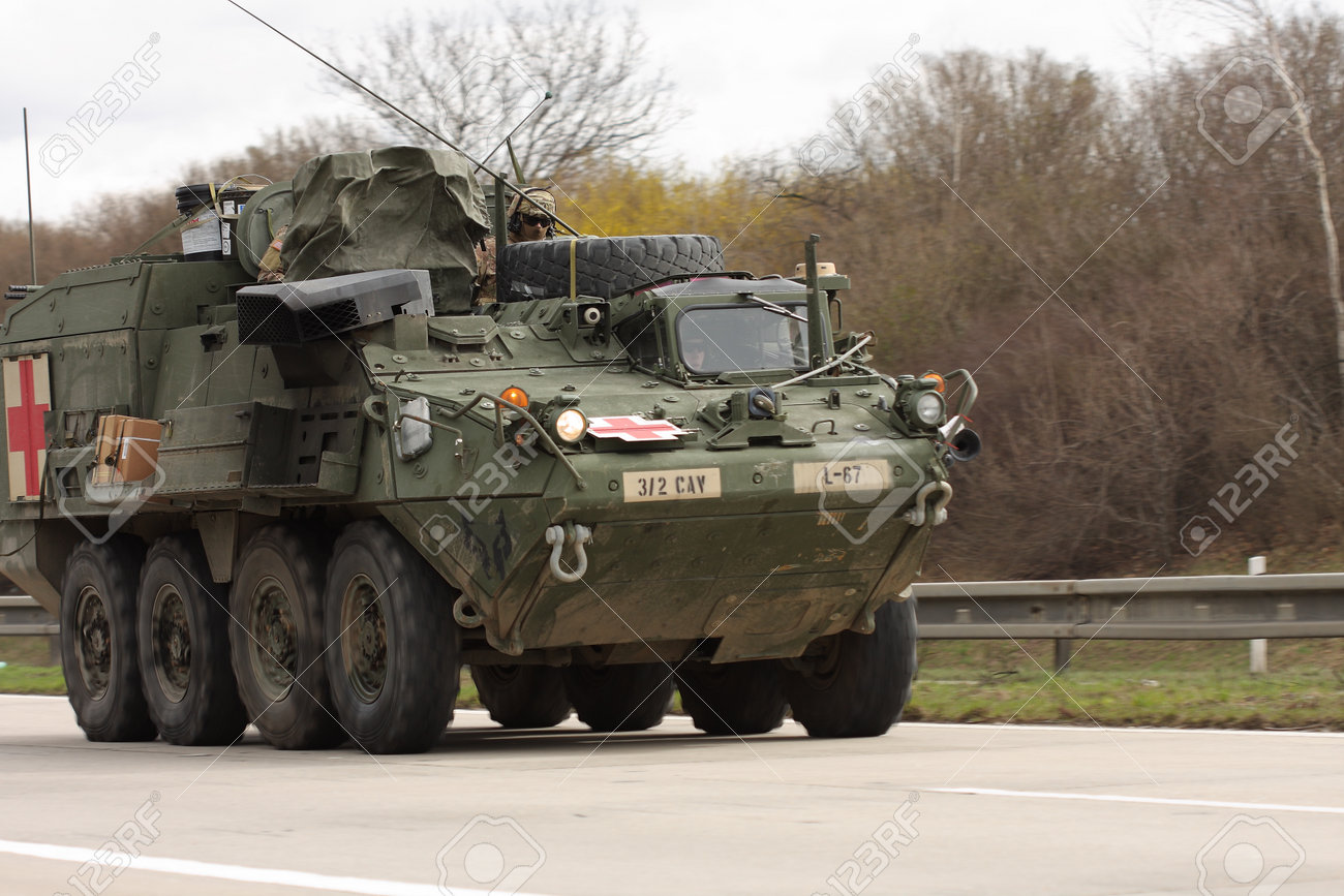 brnoczech republic march 30 2015dragoon ride us army convoy