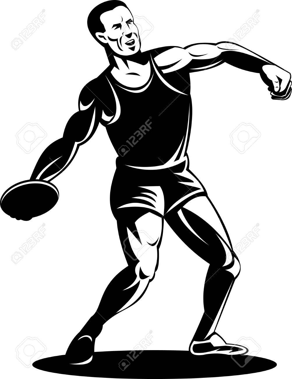 Athlete Throwing Discus Throw Stock Photo Picture And Royalty Free Image Image 7369562