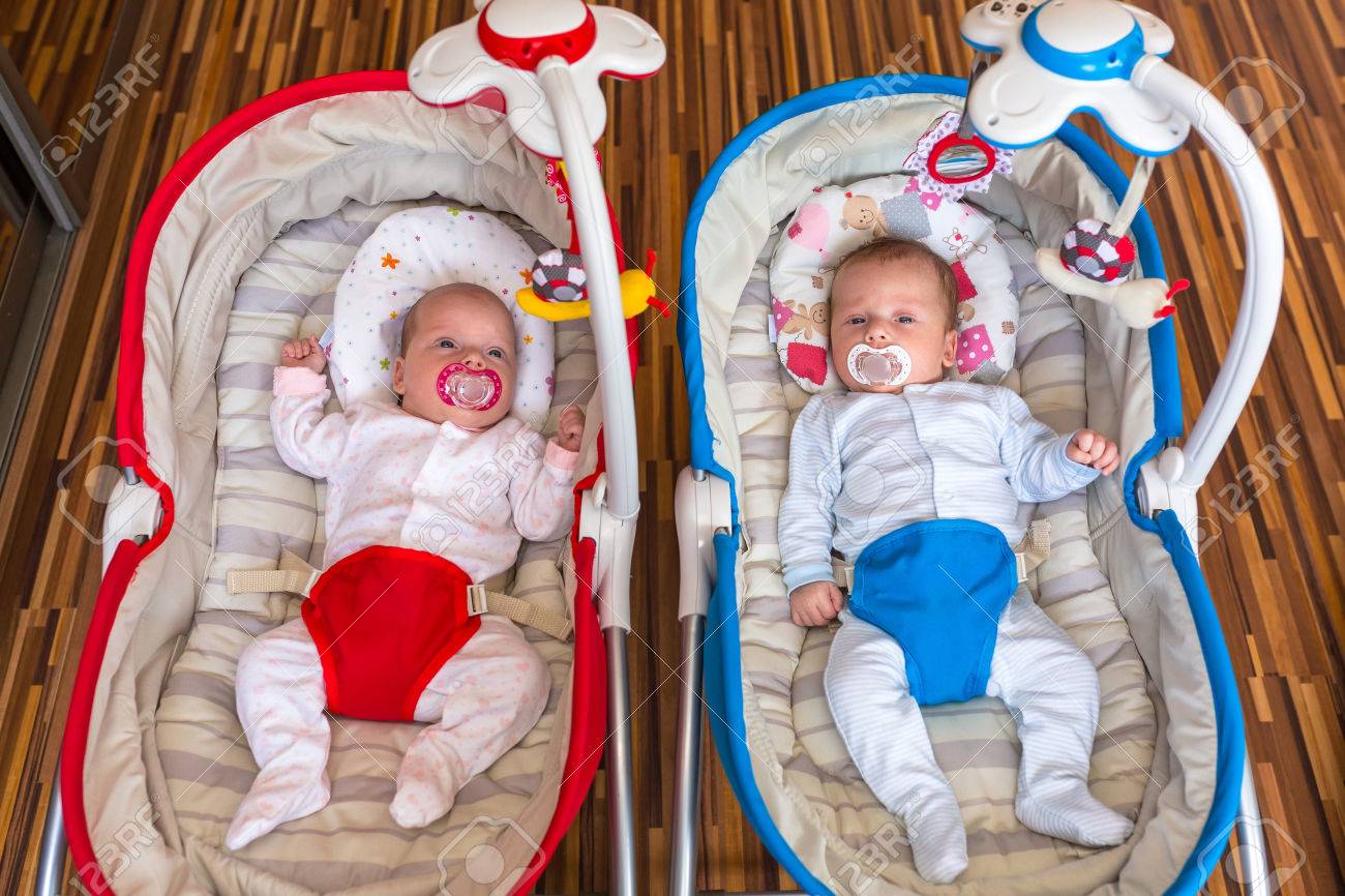twin hanging cradle
