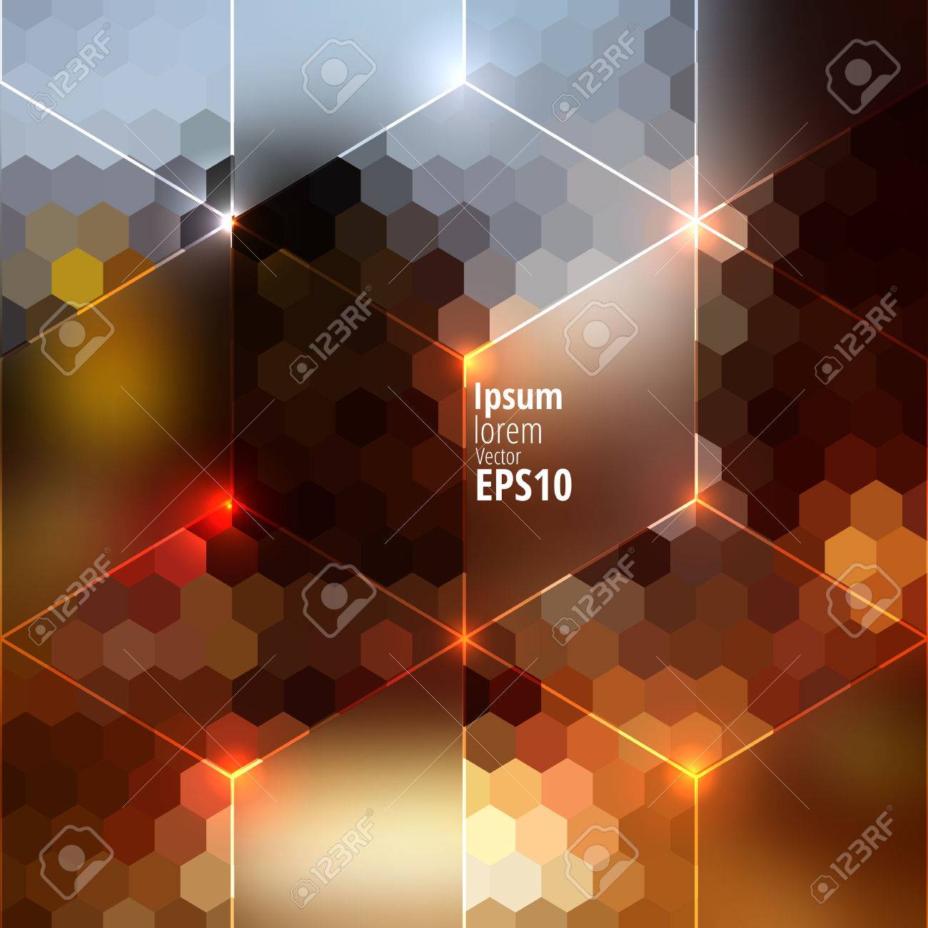 別の面の効果と都市背景をぼかし のイラスト素材 ベクタ Image