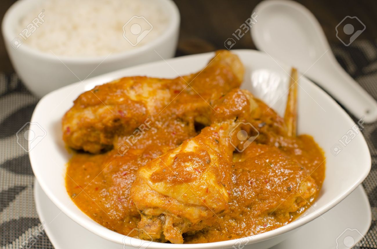 Ayam Kari Kapitan Malaysian Spicy Chicken Curry With Coconut Stock Photo Picture And Royalty Free Image Image 15532189