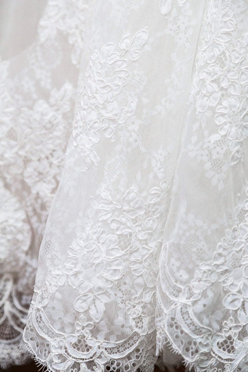 white wedding lace