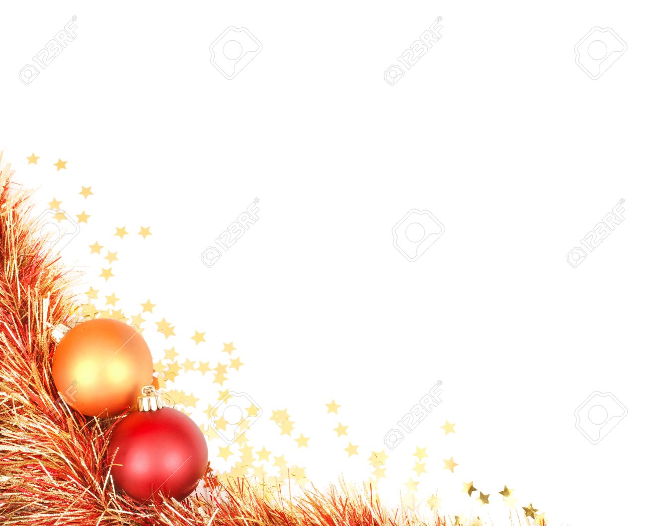 white space with a christmas design in the bottom left corner white space with a christmas design in the bottom left corner