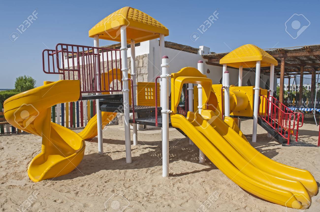 kids climbing frame and slide