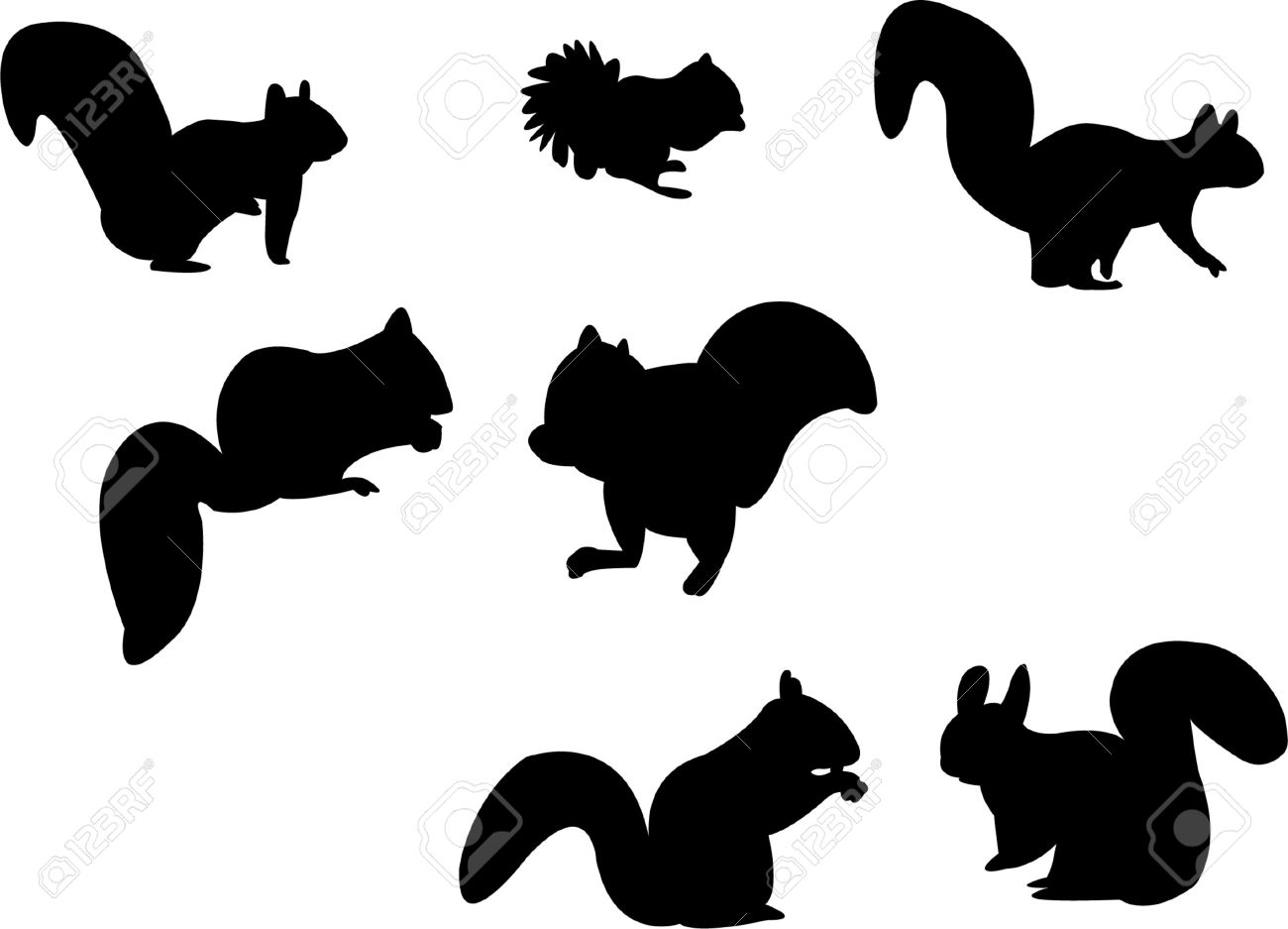 Squirrel Silhouette Stock Illustrations Cliparts And - Squirrel Silhouette Squirrel Silhouette Illustration squirrel silhouette stock illustrations cliparts and - squirrel silhouette squirrel silhouette illustration