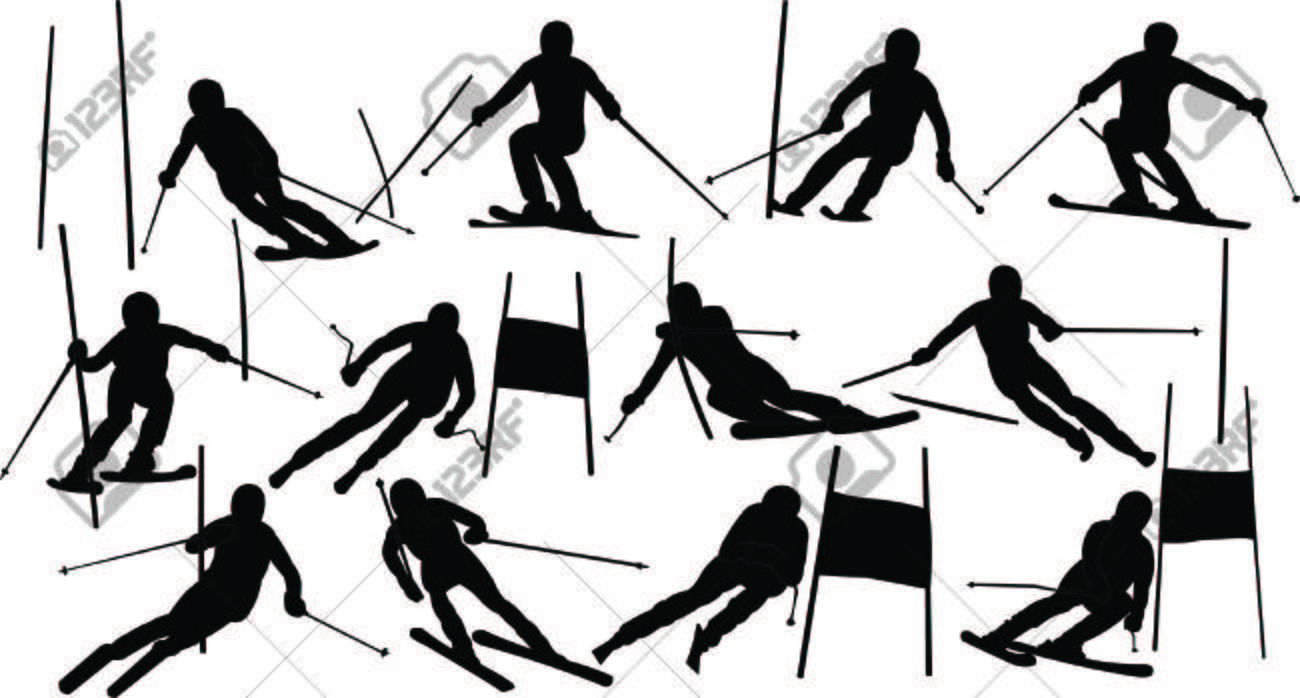 Alpine Skiing Collection Royalty Free Cliparts Vectors And Stock Illustration Image