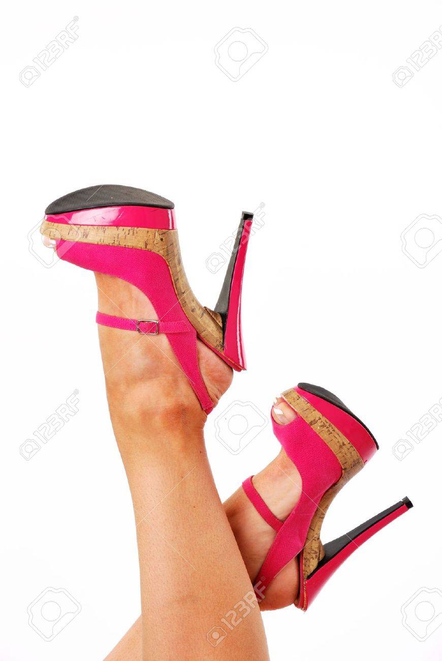 zapatillas de tacon alto