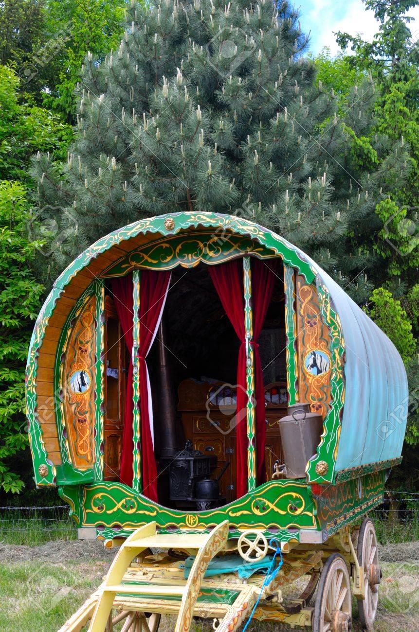 Traditional Romany Caravan Stock Photo Picture And Royalty Free Image Image 6691