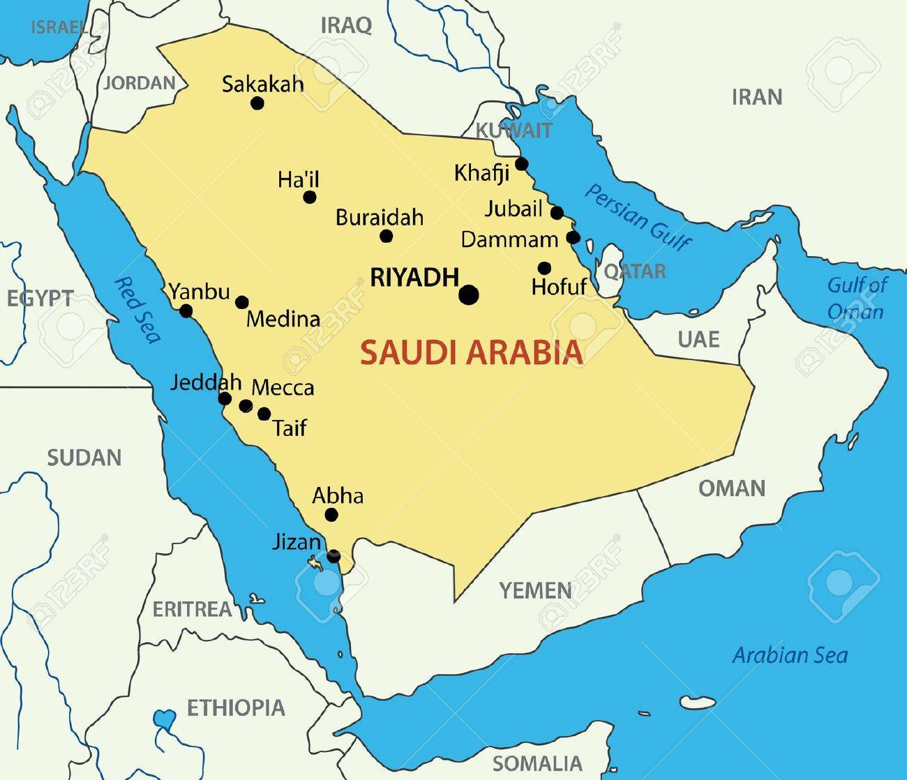 south arabia map