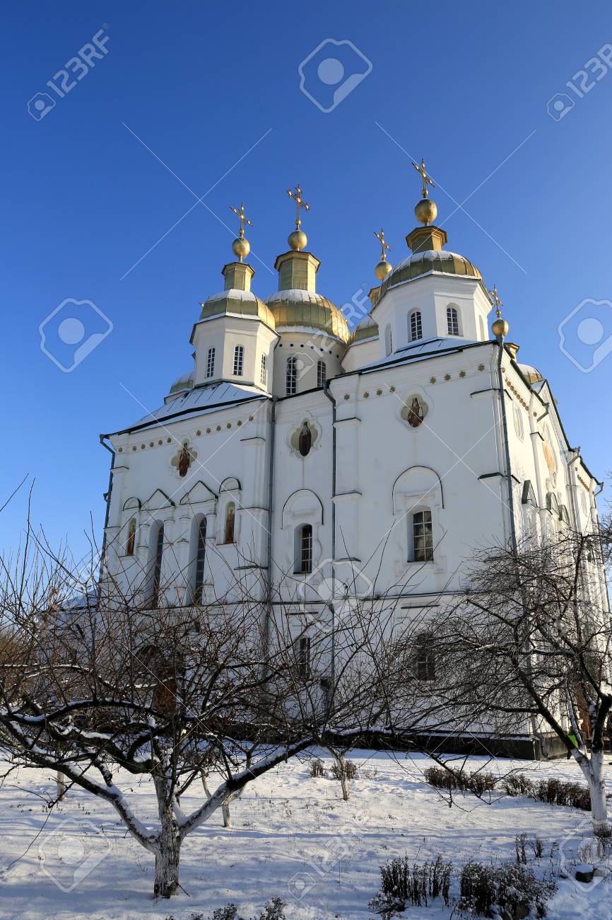 Trinity Church Exaltation of the Cross Monastery. Ukraine, Poltava - 94286986