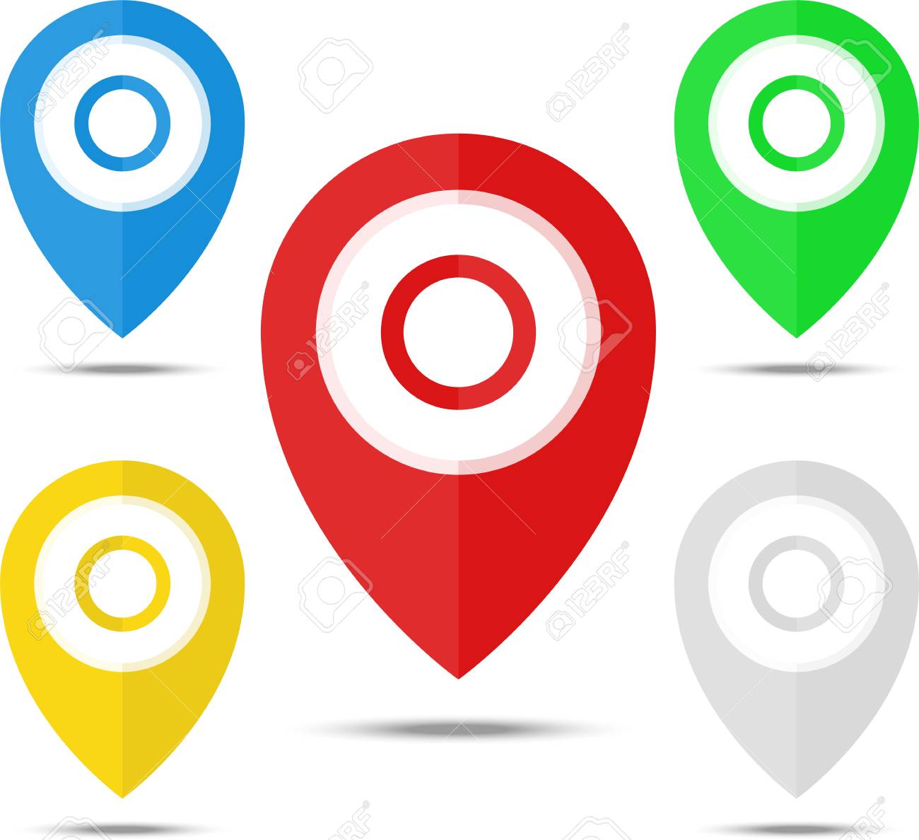 map pins