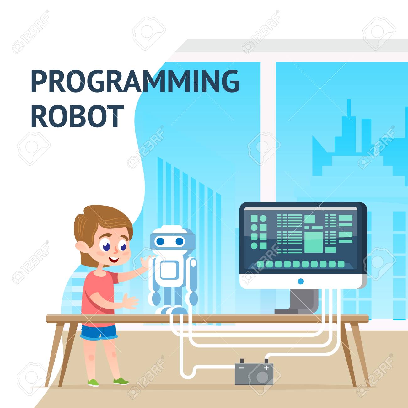 vector robot programming