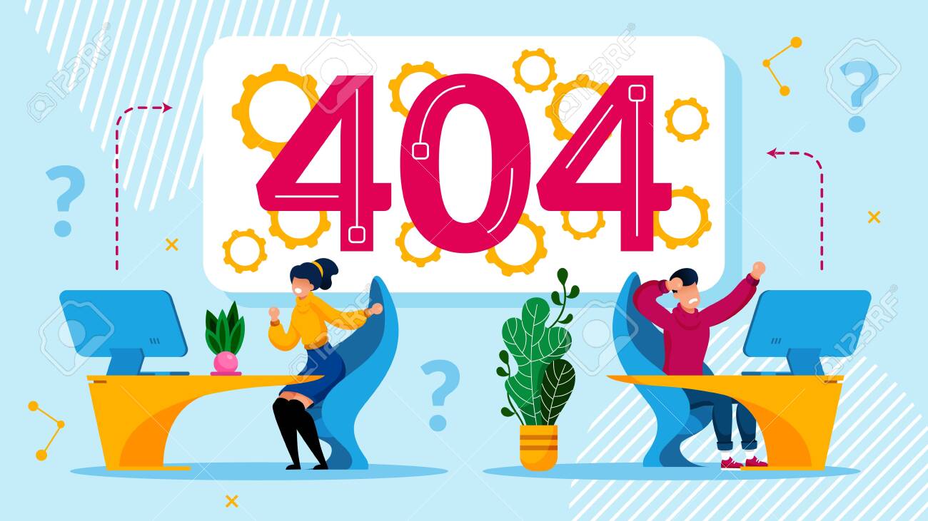 System Software Network Error in Commerce Office. Huge Number 404 on Monitor. Crazy Upset Puzzled People Worker Sitting at Table Working on Computer Finding Alert Signal. Vector Illustration - 148488546 System Software Network Error in Commerce Office. Huge Number 404 on Monitor. Crazy Upset Puzzled People Worker Sitting at Table Working on Computer Finding Alert Signal. Vector Illustration - 148488546