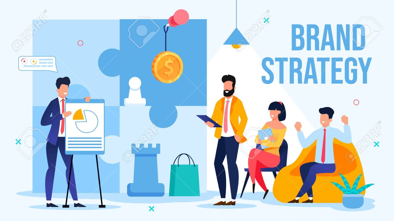 Businessman Offer New Brand Strategy on Briefing Meeting. Man Speaker Presenting Innovative Creative Plan for Branding Showing Project Benefits. Conference, Presentation. Vector Illustration - 148488552 Businessman Offer New Brand Strategy on Briefing Meeting. Man Speaker Presenting Innovative Creative Plan for Branding Showing Project Benefits. Conference, Presentation. Vector Illustration - 148488552