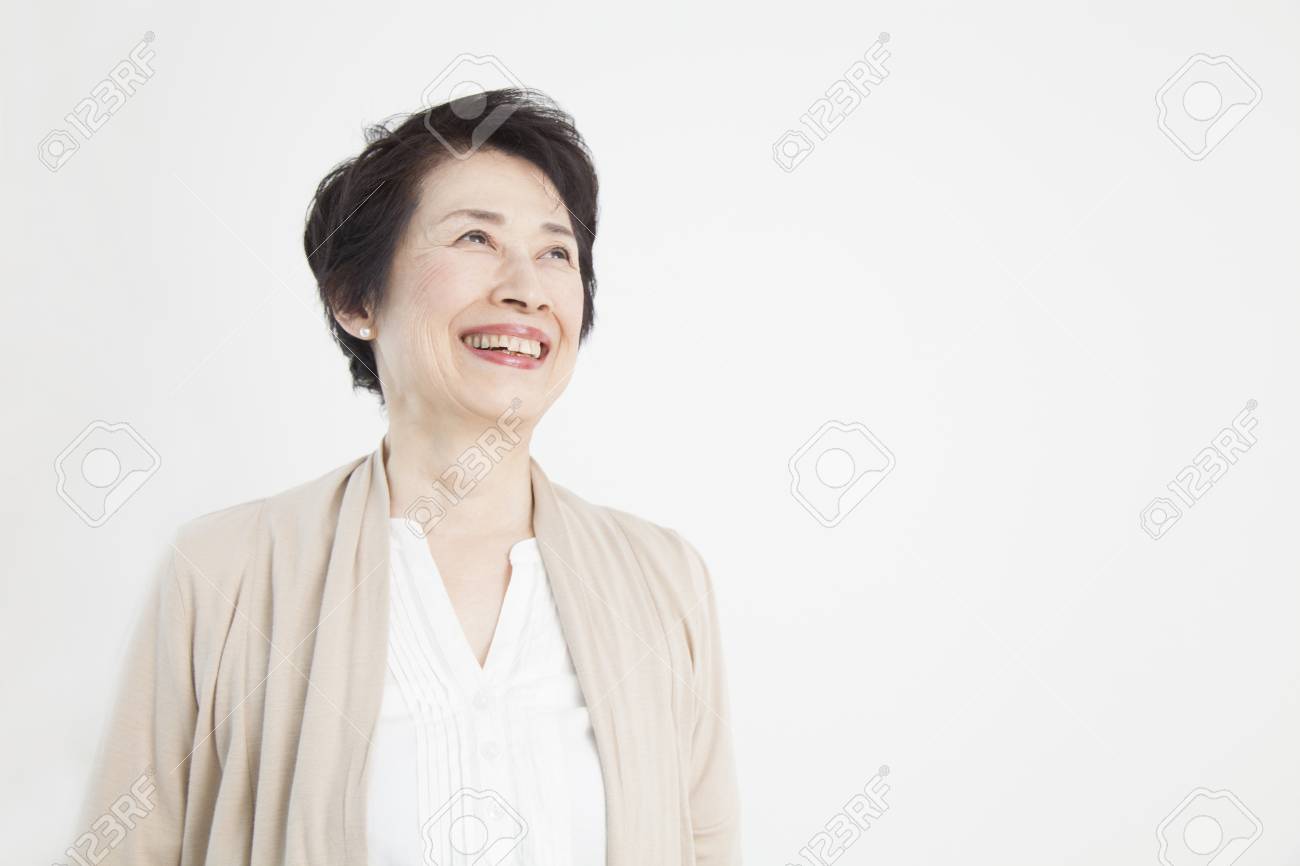 年配の女性の笑顔 の写真素材 画像素材 Image