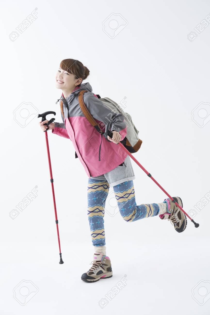 女性の登山スタイル の写真素材 画像素材 Image 3975