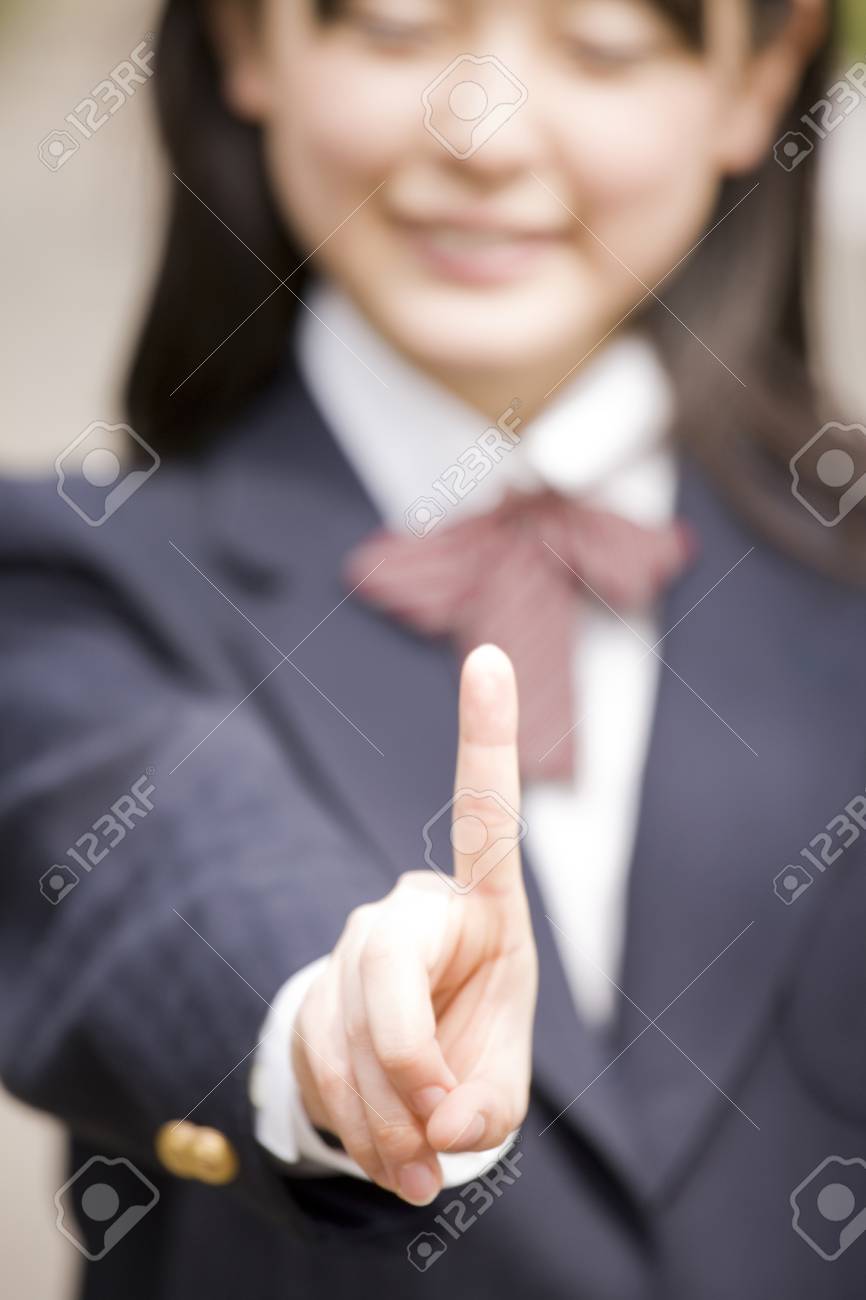 中学生　手 