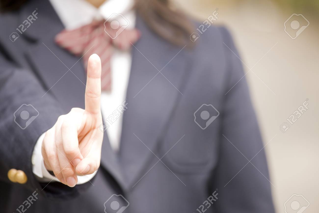 中学生　手 