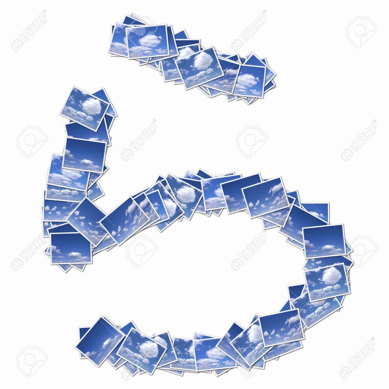 雲写真ひらがな文字 の写真素材 画像素材 Image