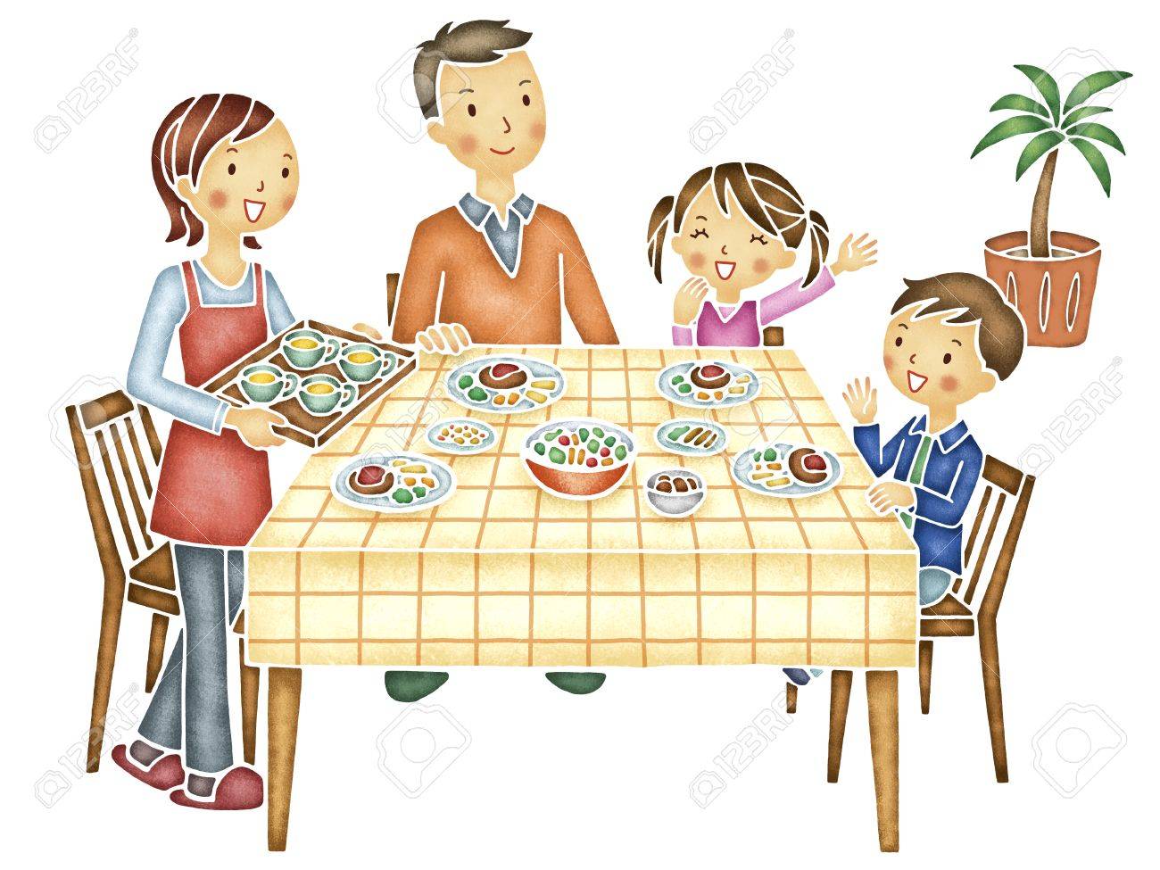 Clipart Table à Manger