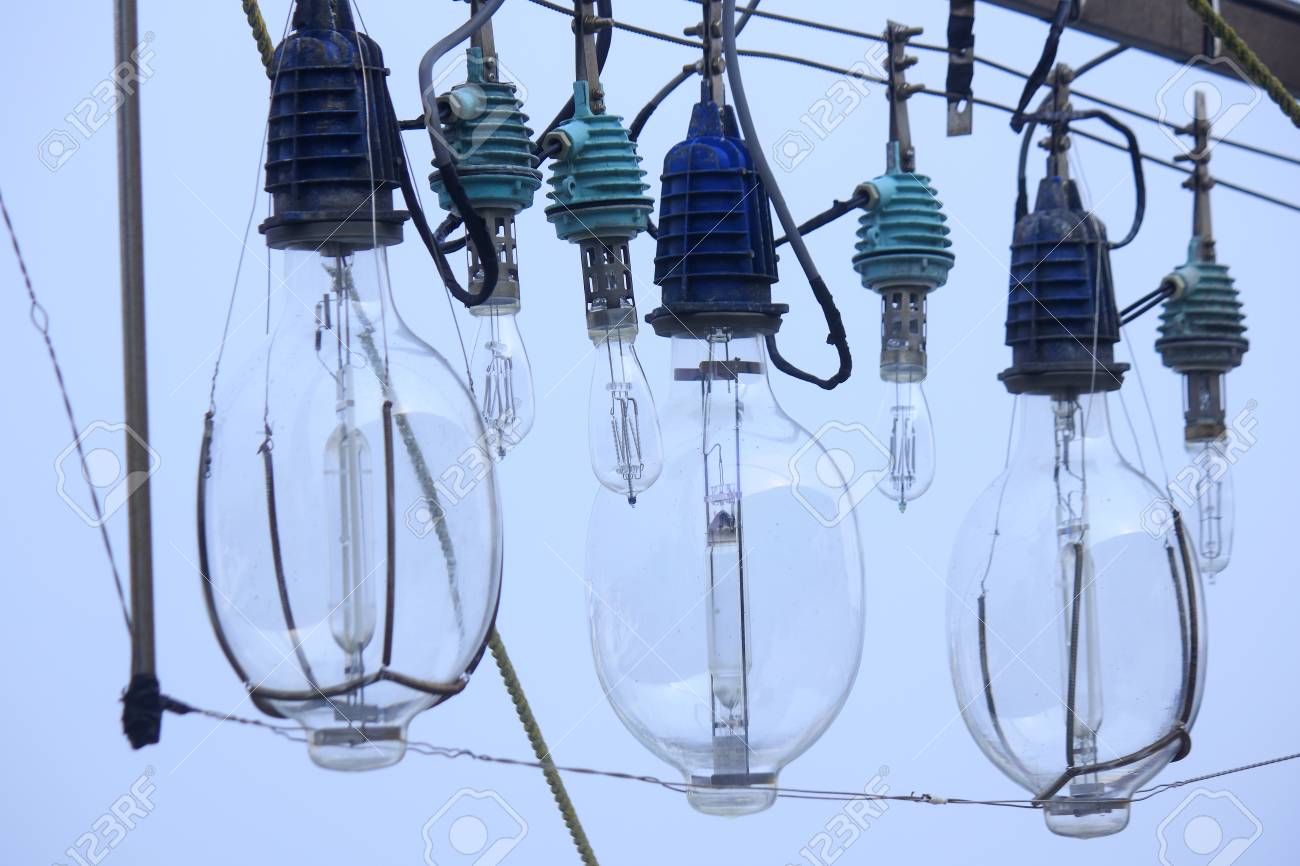 いか釣り漁船の照明 の写真素材 画像素材 Image